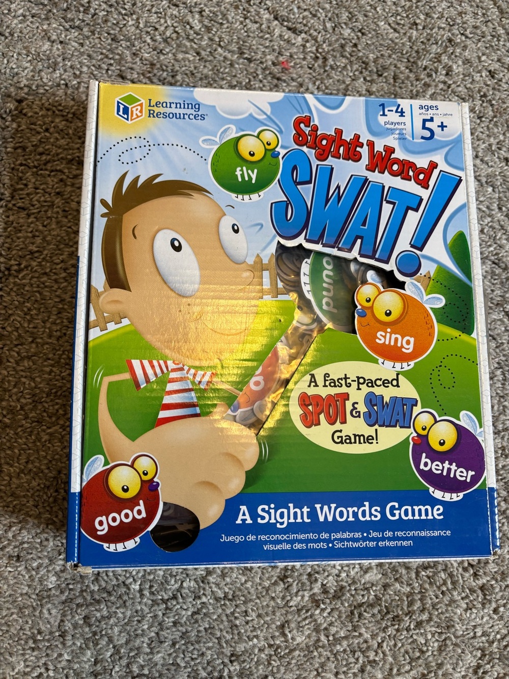 Sight word swat game